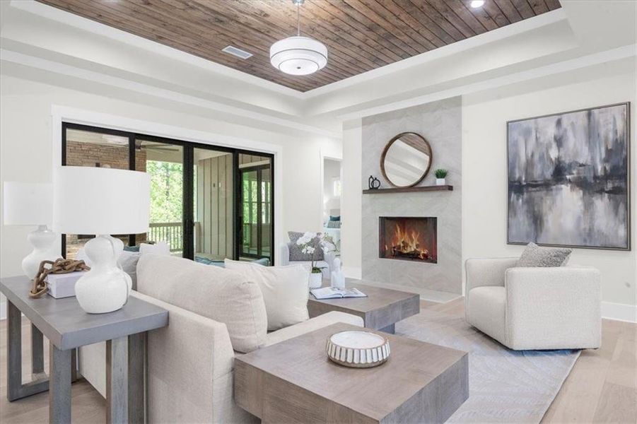 Furnished interior view inside a new home in , Gainesville (Image 6).