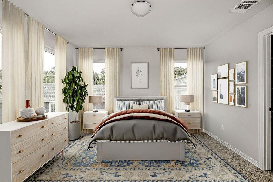 Furnished interior view inside a new home in , Fort Worth (Image 10).