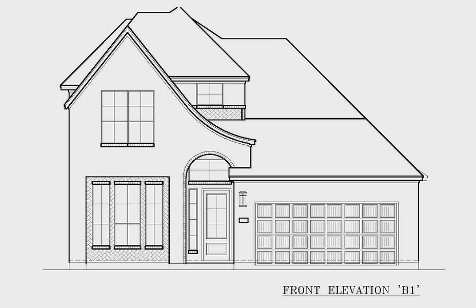 Representative rendering of the exterior for the Cayman by Chesmar Homes (Image 4).