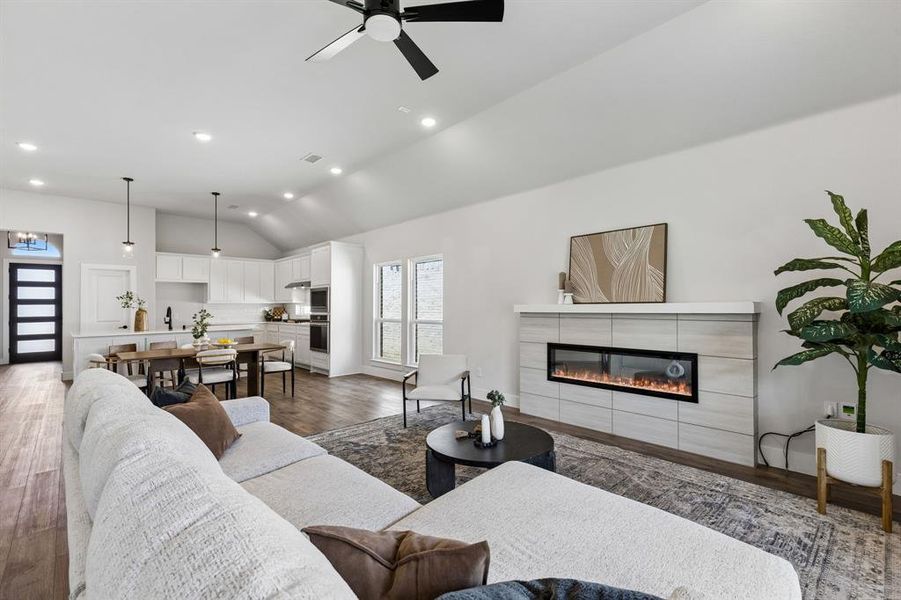 Furnished interior view inside a new home in , Celina (Image 9).
