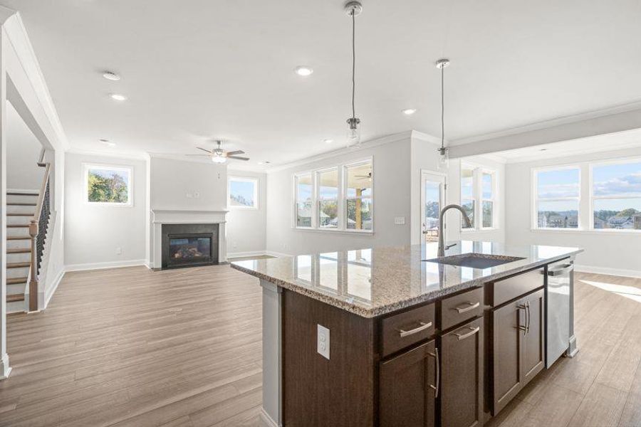 Furnished interior view inside a new home in Reserve at Hickory Walk, Kennesaw (Image 4). Furnished interior view inside a new home in Reserve at Hickory Walk, Kennesaw (Image 4).
