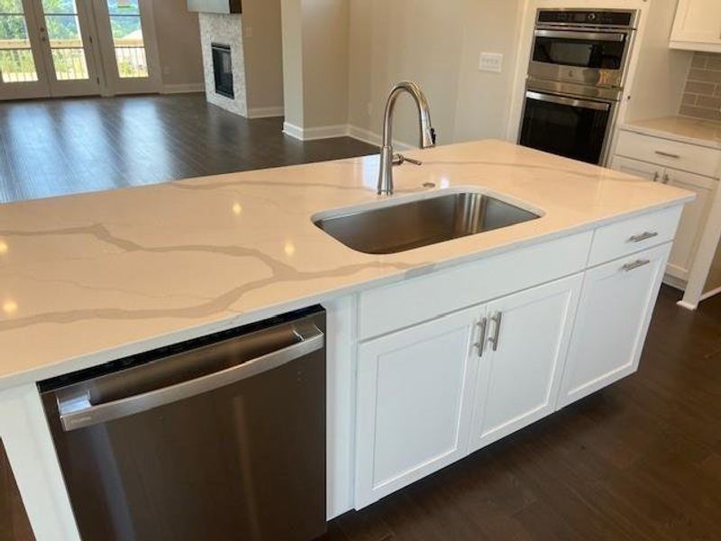 Furnished interior view inside a new home in Palisades Single Family, Cumming (Image 9).