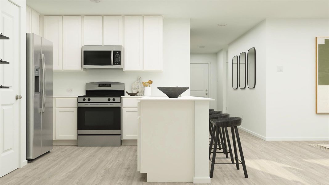 Furnished interior view inside a new home in Synova, Crosby (Image 22).
