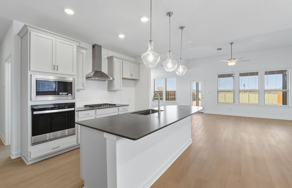 Furnished interior view inside a new home in Santa Rita Ranch, Liberty Hill (Image 5).