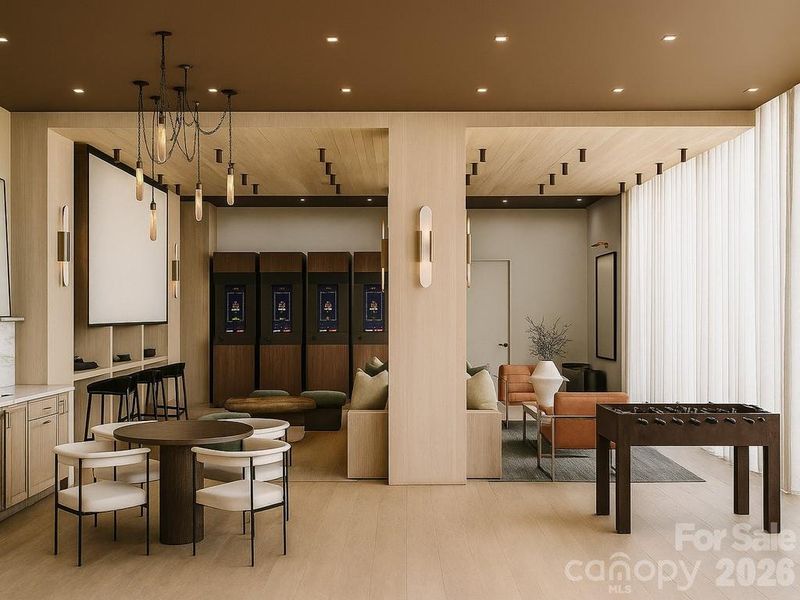 Furnished interior view inside a new home in , Asheville (Image 12).