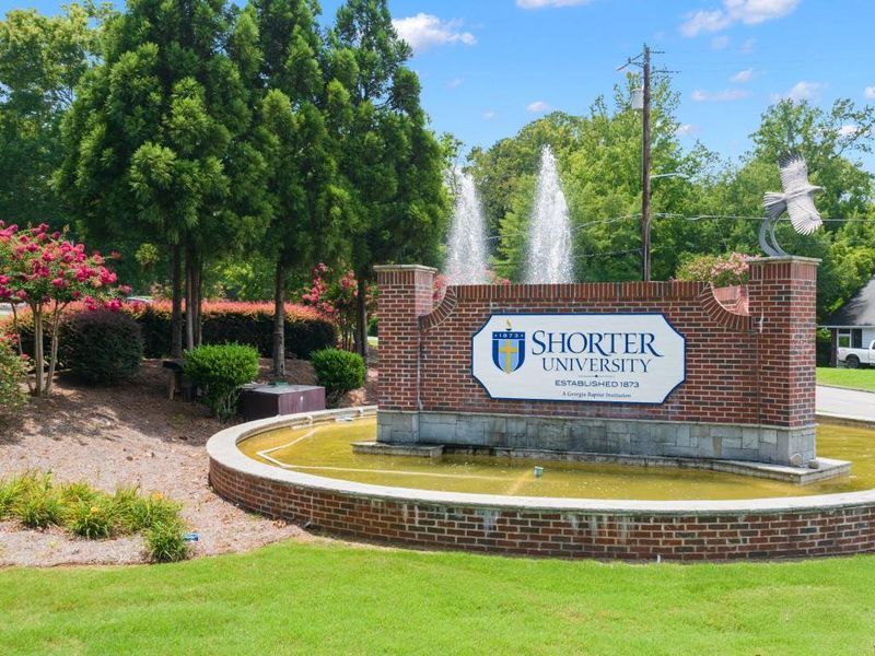Front exterior of a new home in Shorter Village, Rome, GA, highlighting curb appeal (Image 23).