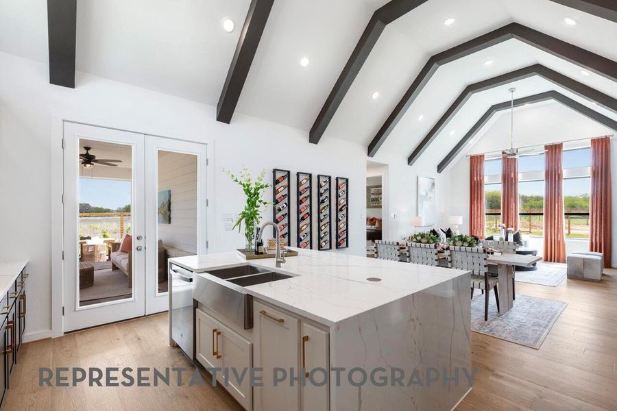 Furnished interior view inside a new home in Easton Park, Austin (Image 7).