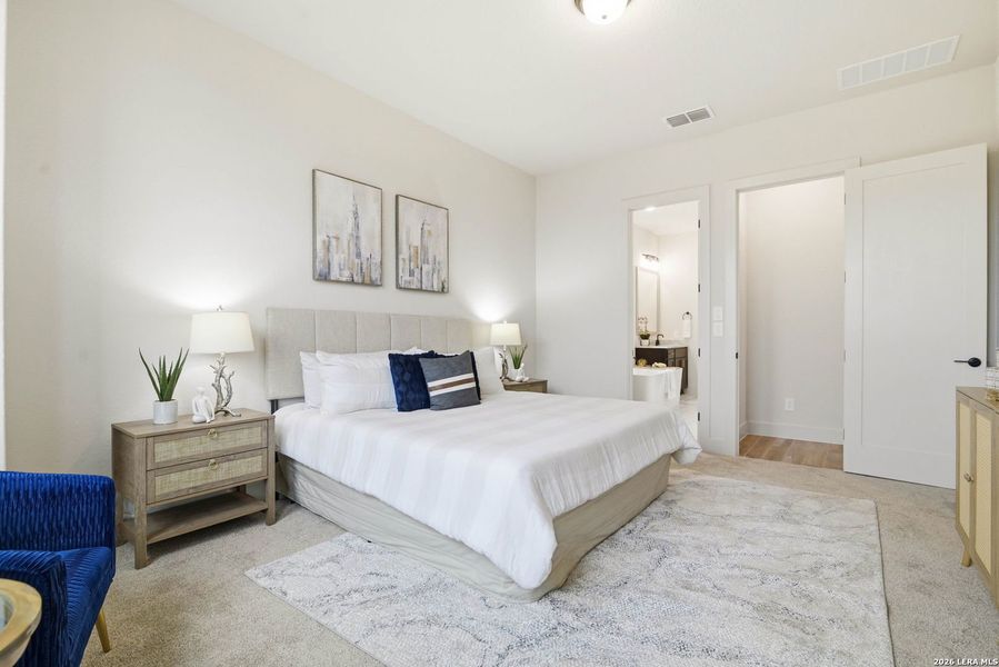 Furnished interior view inside a new home in Haby Hill 50s, San Antonio (Image 14).