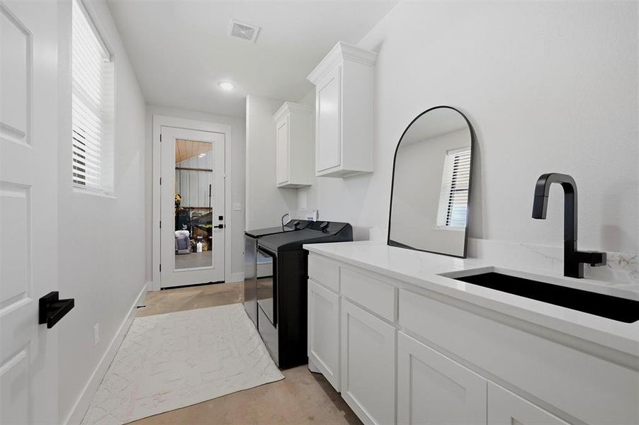 Furnished interior view inside a new home in , Denison (Image 16). Furnished interior view inside a new home in , Denison (Image 16).