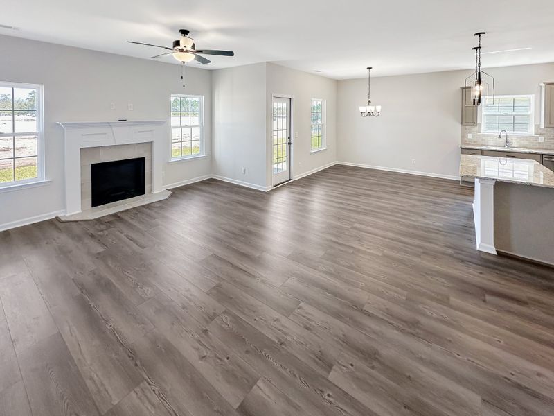 Spacious, unfurnished interior of a new home in Grand Reserve, Ludowici (Image 15).