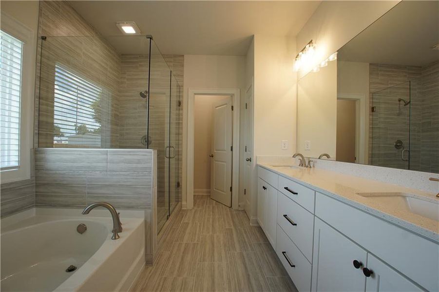 Furnished interior view inside a new home in , Marietta (Image 13).