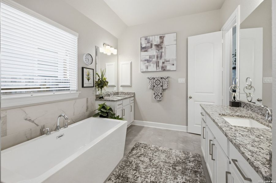 Furnished interior view inside a new home in Ventana, Bulverde (Image 47).