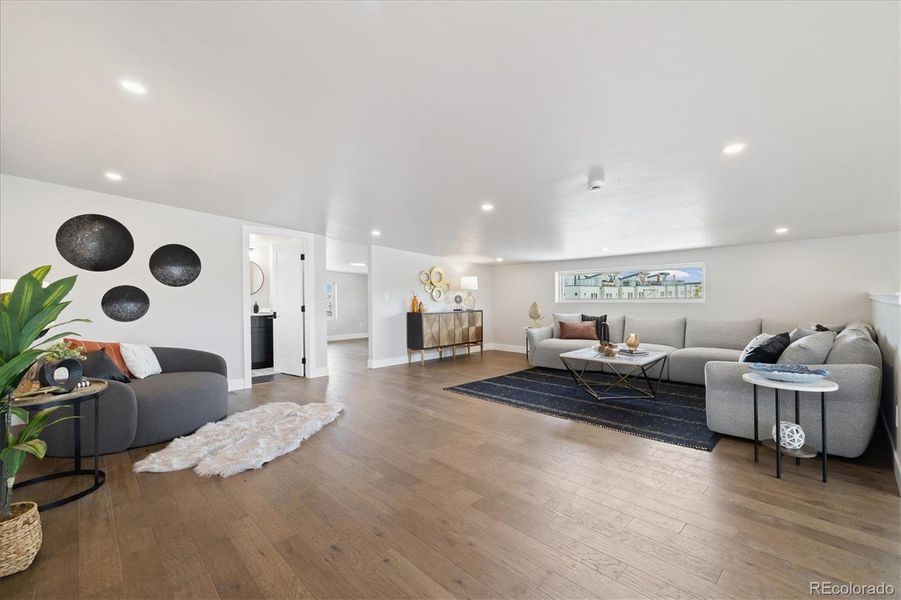 Furnished interior view inside a new home in , Denver (Image 34).