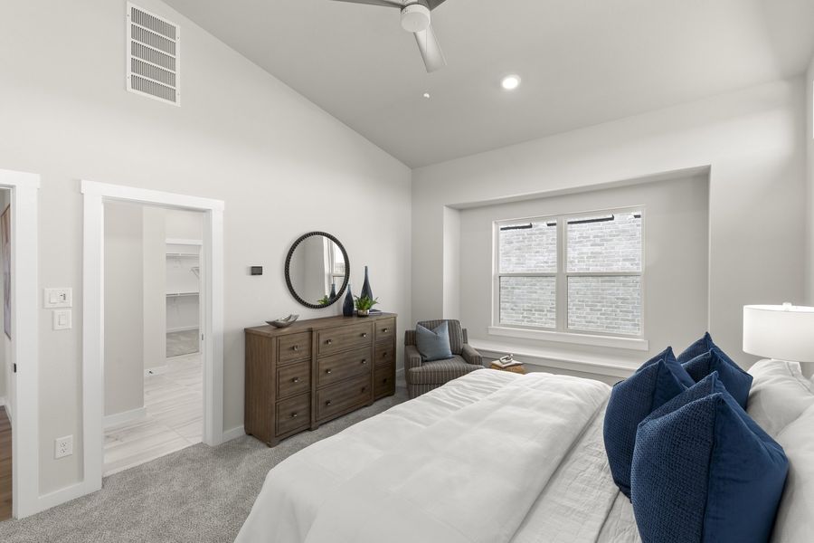 Furnished interior view inside a new home in Willow Grove Single-Family Homes, Melissa (Image 14). Furnished interior view inside a new home in Willow Grove Single-Family Homes, Melissa (Image 14).