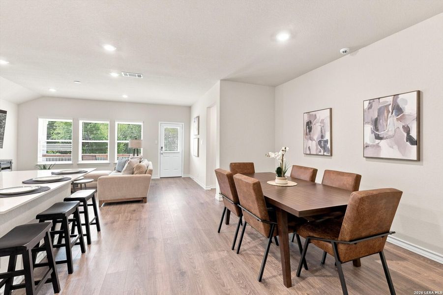 Furnished interior view inside a new home in Brookstone Creek, San Antonio (Image 25).