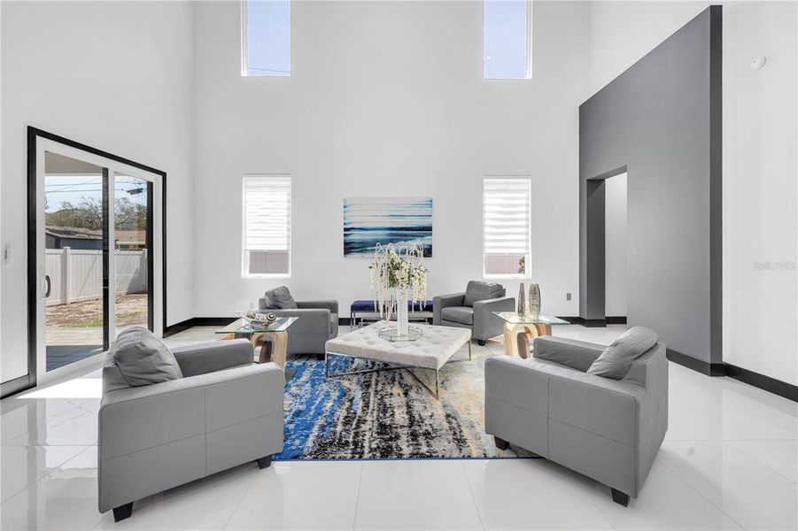 Furnished interior view inside a new home in , St. Petersburg (Image 13).