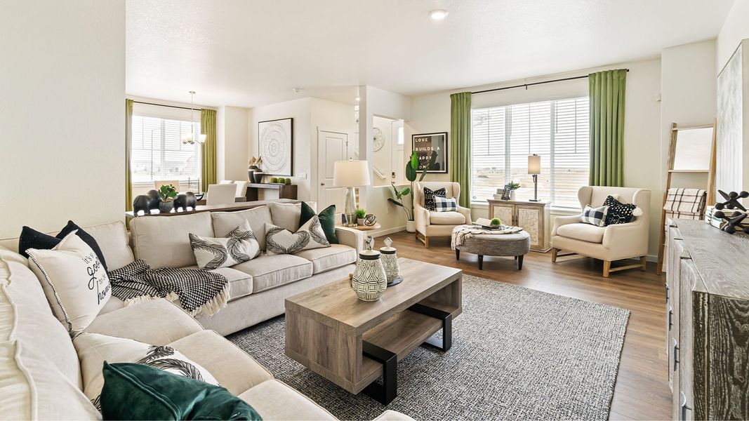 Furnished interior view inside a new home in Sky Ranch, Watkins (Image 5).