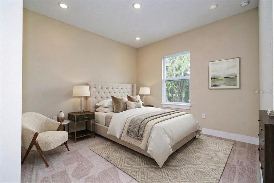 Furnished interior view inside a new home in , Orlando (Image 9).