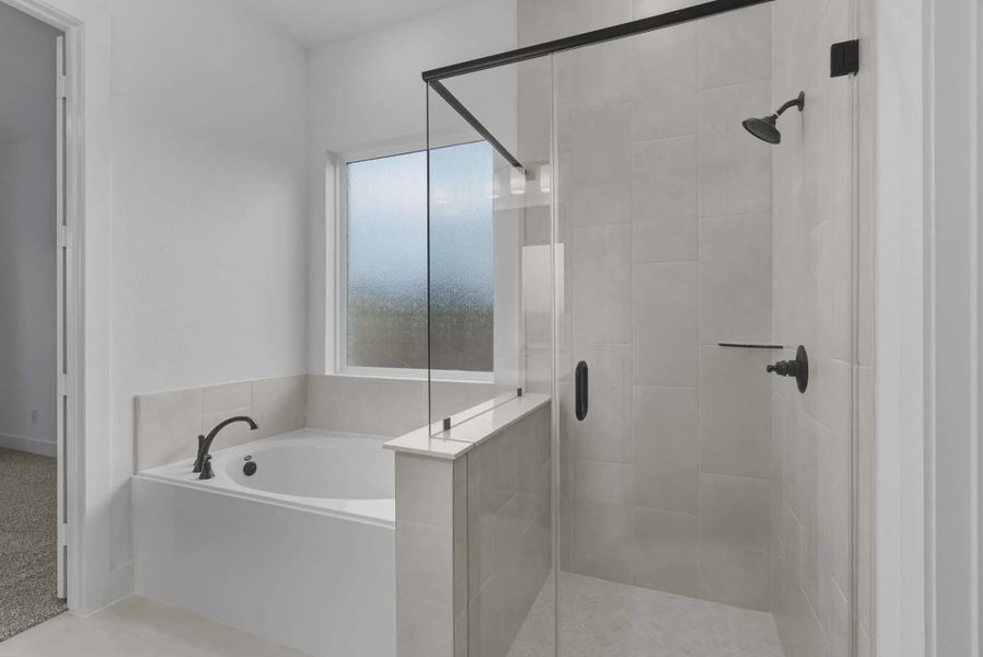 Image 16 representing the Oakmont by Chesmar Homes in Riceland Alley Loads, Mont Belvieu, TX.