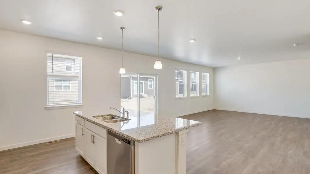 Furnished interior view inside a new home in Spring Valley Ranch, Elizabeth (Image 8).
