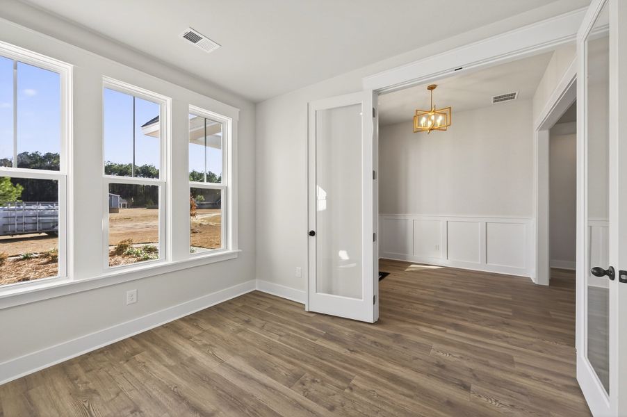 Representative unfurnished interior of a home built from the Beckham by Hunter Quinn Homes in Beaufort County Homes, Beaufort (Image 16). Representative unfurnished interior of a home built from the Beckham by Hunter Quinn Homes in Beaufort County Homes, Beaufort (Image 16).