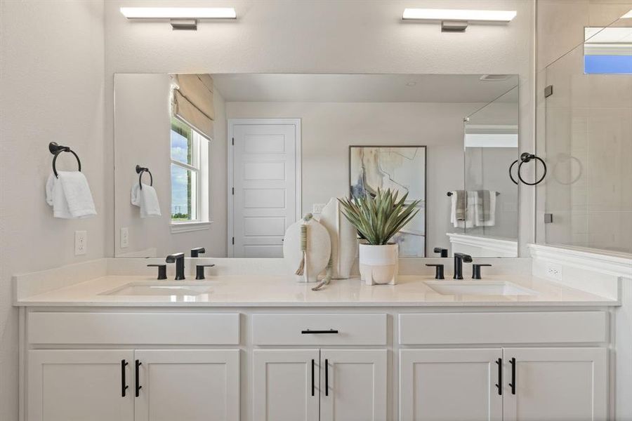 Furnished interior view inside a new home in , McKinney (Image 22).