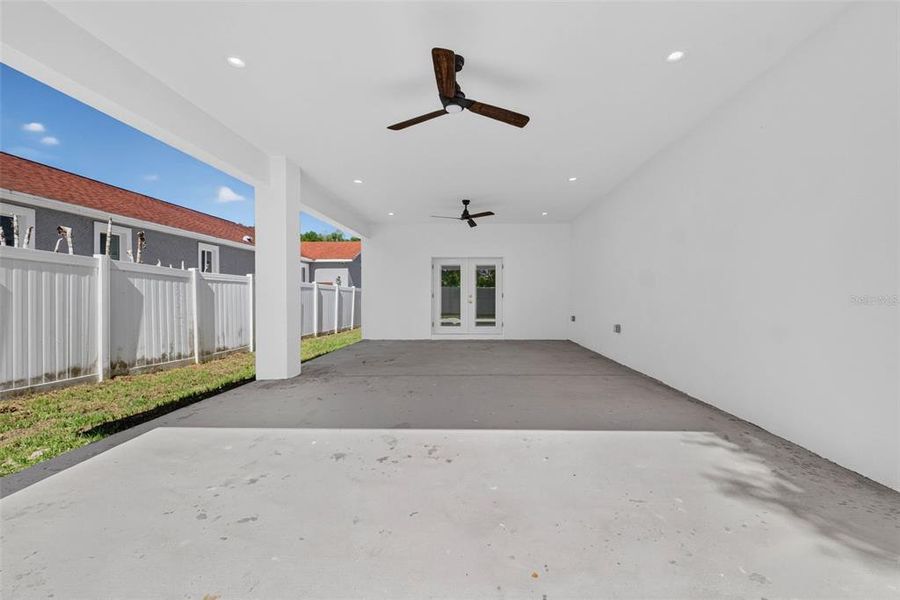 Exterior details and patio area of a home in , Lakeland (Image 27). Exterior details and patio area of a home in , Lakeland (Image 27).