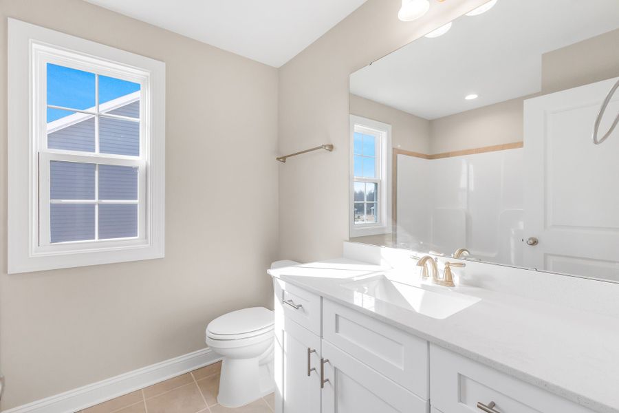 Representative furnished interior of a home built from the Clayton by Caviness & Cates Communities in Maggie Way, Wendell (Image 28).