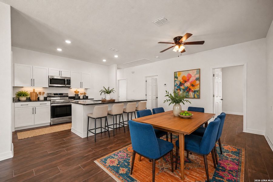 Furnished interior view inside a new home in , San Antonio (Image 17).