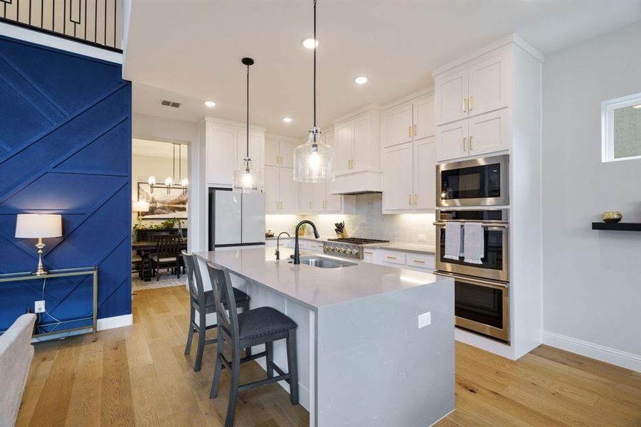 Furnished interior view inside a new home in , Frisco (Image 6). Furnished interior view inside a new home in , Frisco (Image 6).