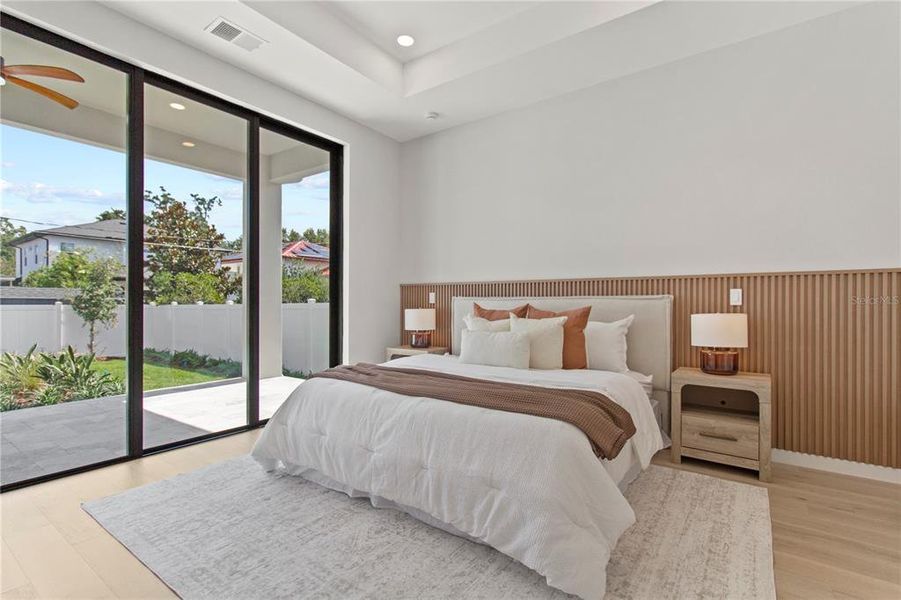 Furnished interior view inside a new home in , Orlando (Image 16).