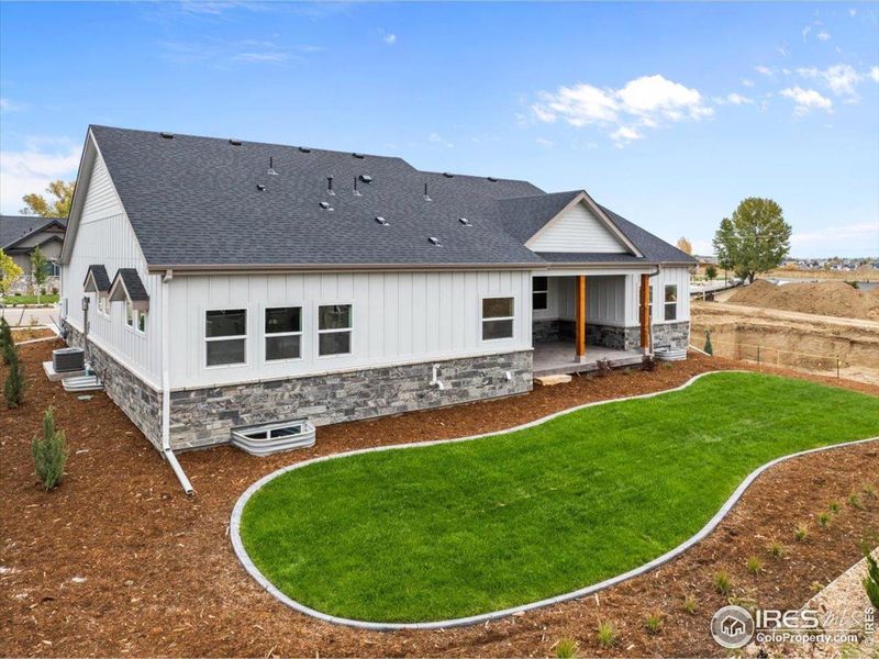 Exterior details and patio area of a home in , Berthoud (Image 1). Exterior details and patio area of a home in , Berthoud (Image 1).