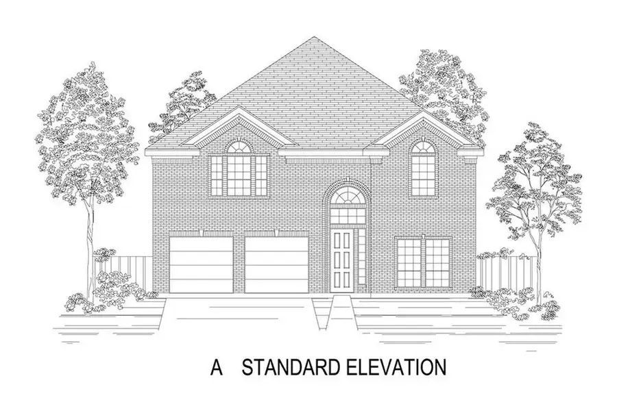 Representative rendering of the exterior for the Sheffield F-EW by First Texas Homes (Image 3).