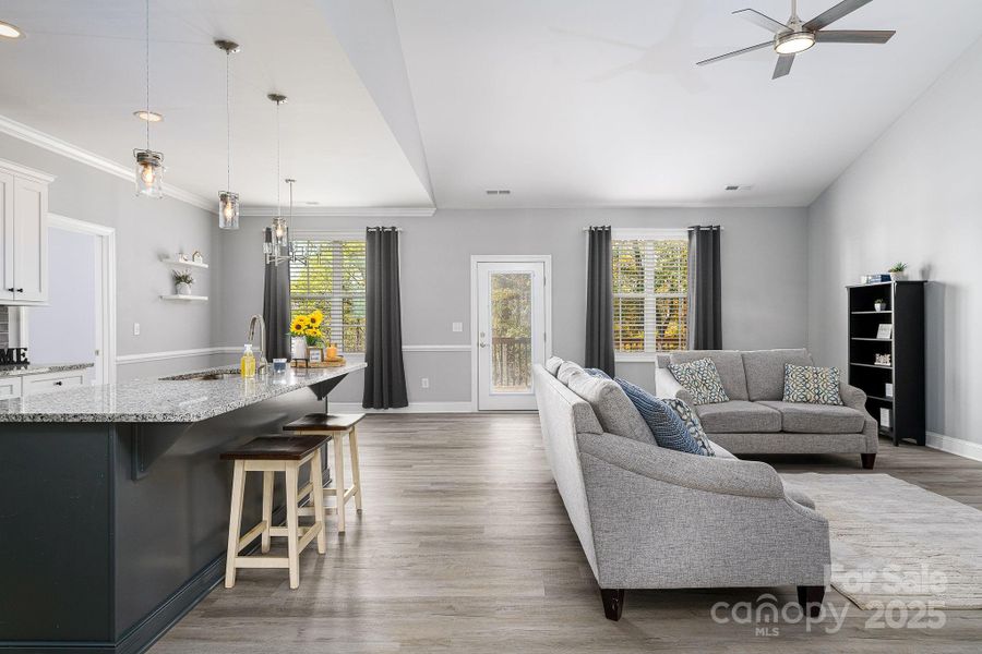 Furnished interior view inside a new home in , Mocksville (Image 12).