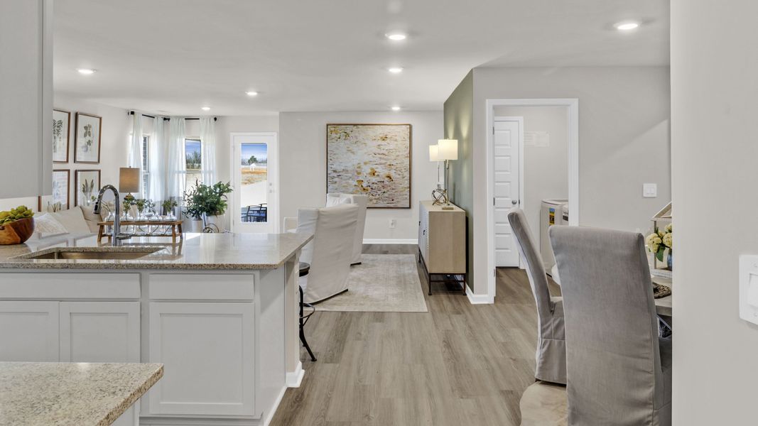 Furnished interior view inside a new home in Bailey Park, Fayetteville (Image 10).