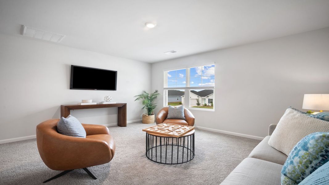 Furnished interior view inside a new home in Holly Oaks, Statesboro (Image 32).