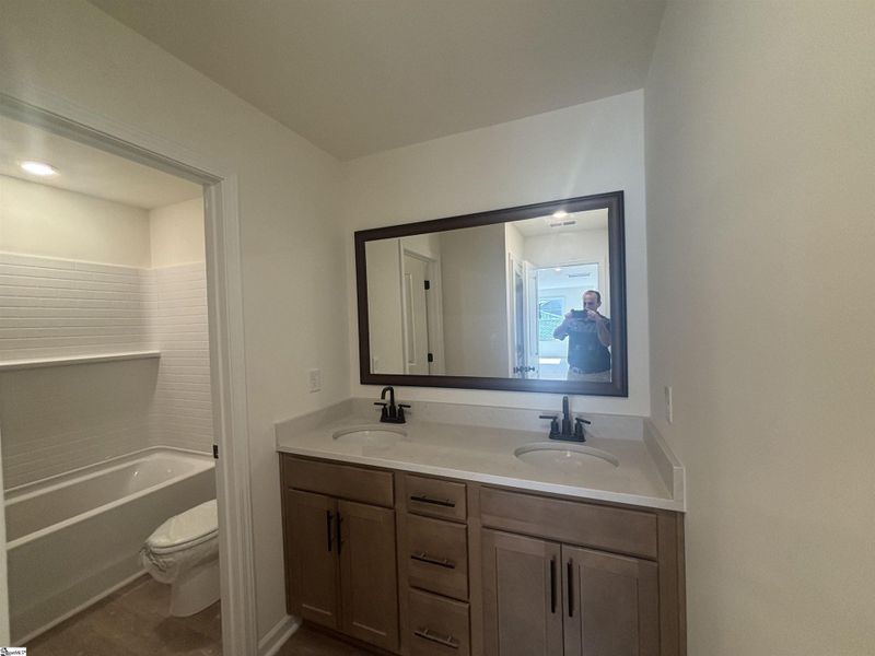 Furnished interior view inside a new home in Halton Oaks, Spartanburg (Image 2).