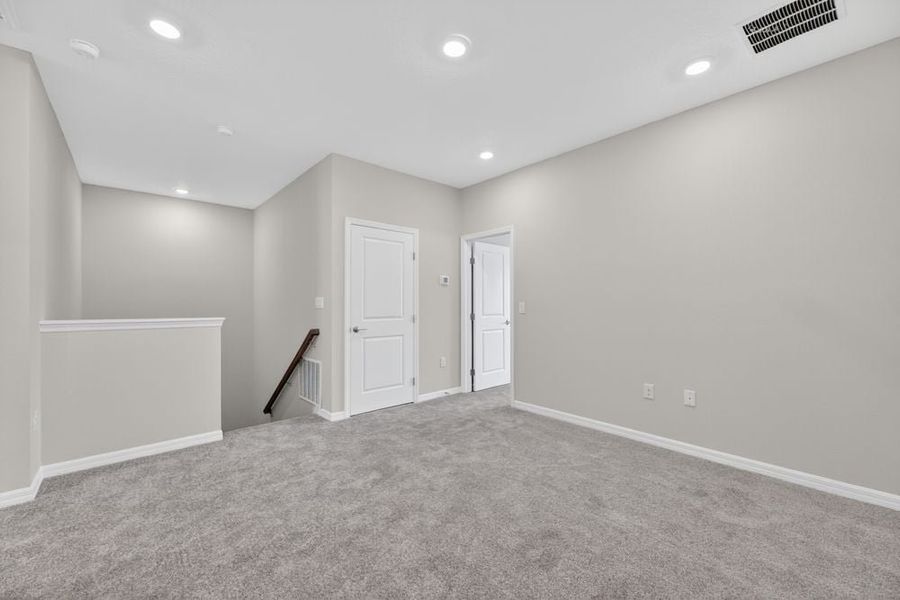 Spacious, unfurnished interior of a new home in Cherry Elm at SilverLeaf, St. Augustine (Image 25). Spacious, unfurnished interior of a new home in Cherry Elm at SilverLeaf, St. Augustine (Image 25).