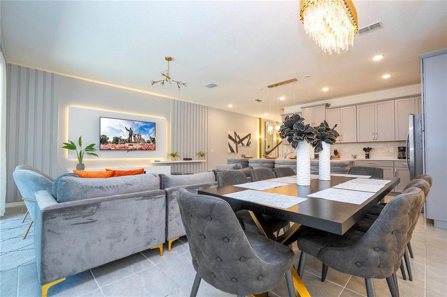 Furnished interior view inside a new home in Solara Resort, Kissimmee (Image 65).