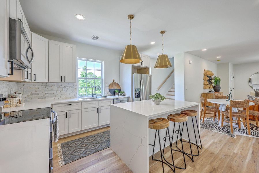 Furnished interior view inside a new home in , Charleston (Image 11).
