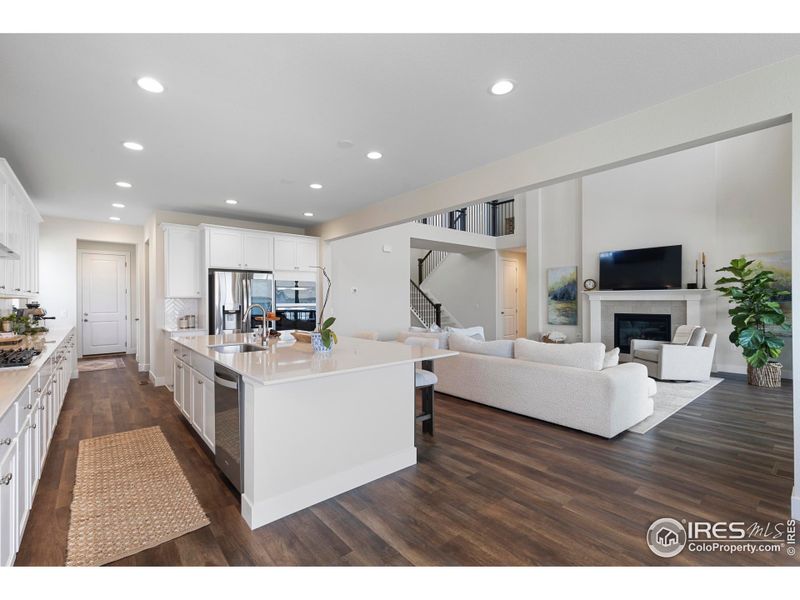 Furnished interior view inside a new home in Morgan Hill, Erie (Image 13).