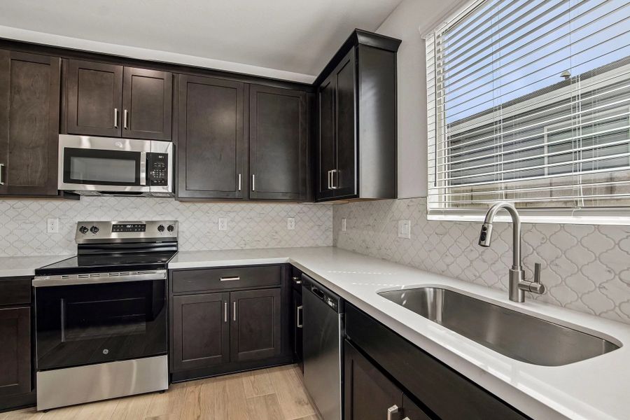 Roosevelt Collection - Finishes. Not actual home, finishes and options may vary.