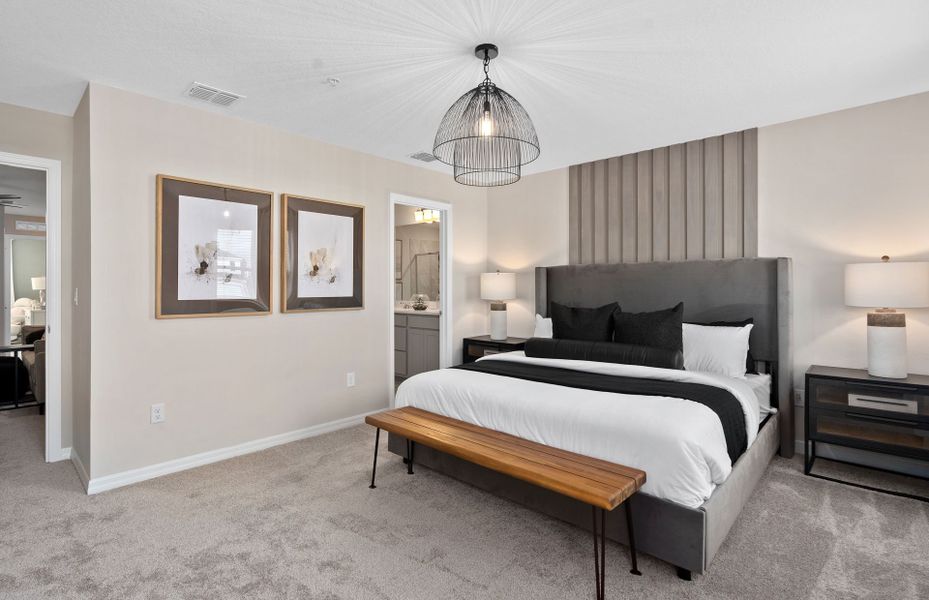 Furnished interior view inside a new home in EverBe, Orlando (Image 3).