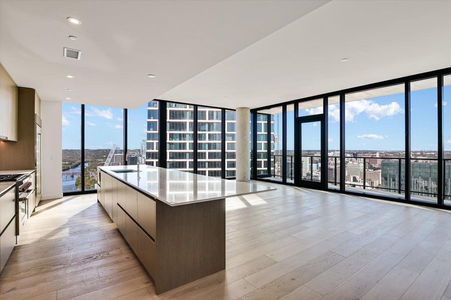 Furnished interior view inside a new home in , Austin (Image 9). Furnished interior view inside a new home in , Austin (Image 9).