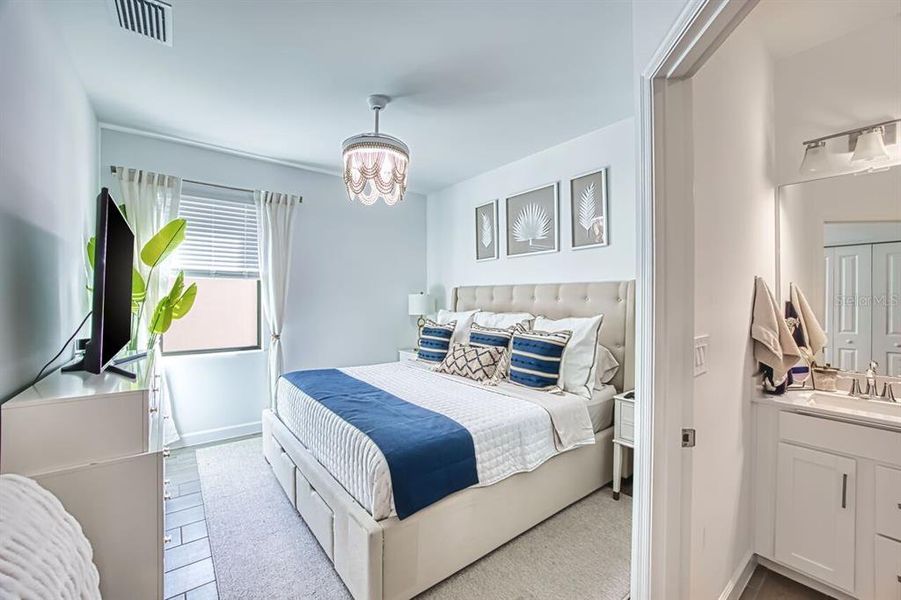 Furnished interior view inside a new home in , Fort Myers (Image 32).