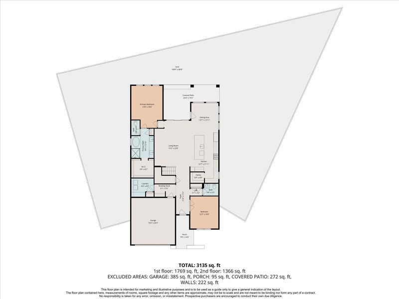 2D floor plan layout of this home in , Katy, TX (Image 6).
