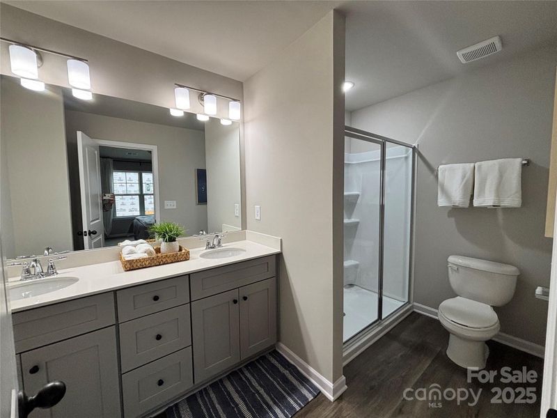 Furnished interior view inside a new home in , Charlotte (Image 6). Furnished interior view inside a new home in , Charlotte (Image 6).