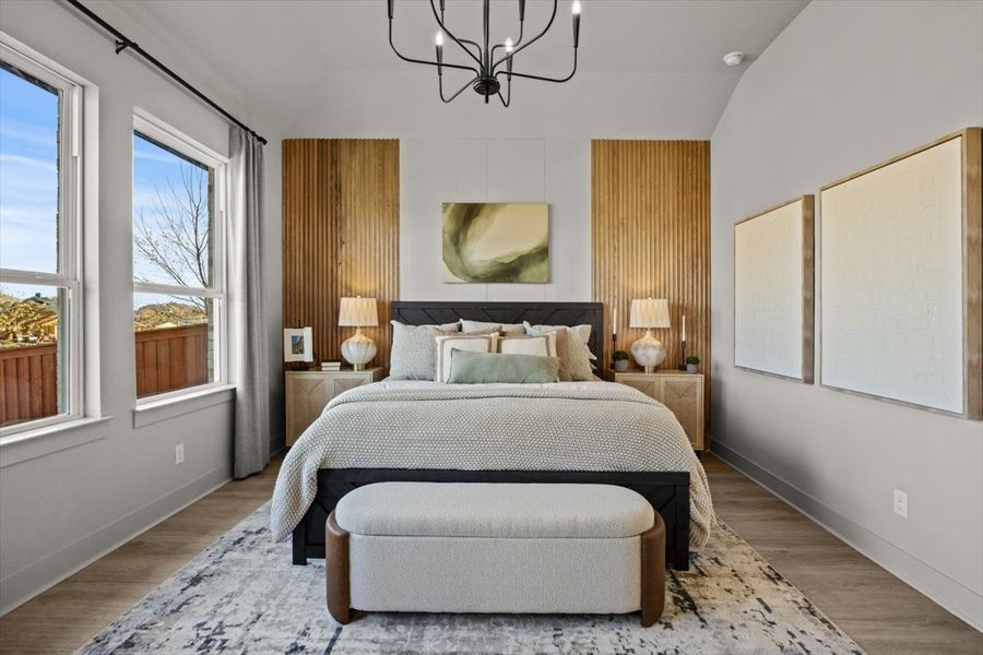 Furnished interior view inside a new home in Lariat, Liberty Hill (Image 52).