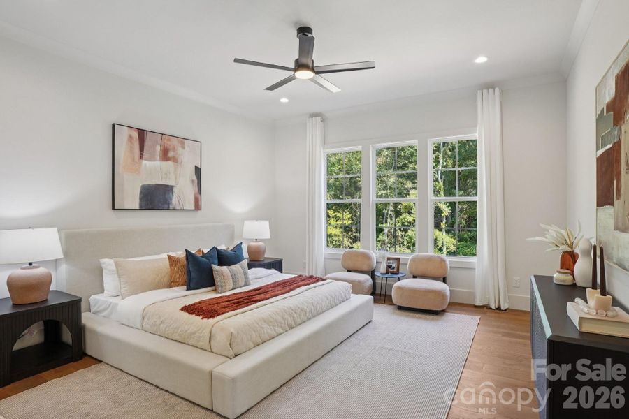 Furnished interior view inside a new home in , Huntersville (Image 32).