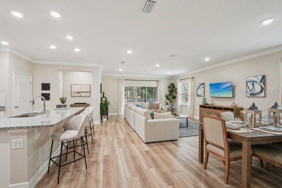 Furnished interior view inside a new home in Benton Hills, Brooksville (Image 13).